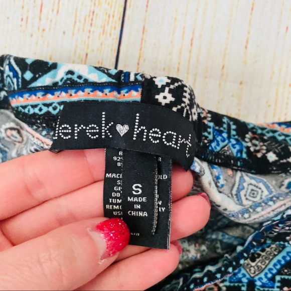 Derek Heart Leggings Small - Picture 4 of 6